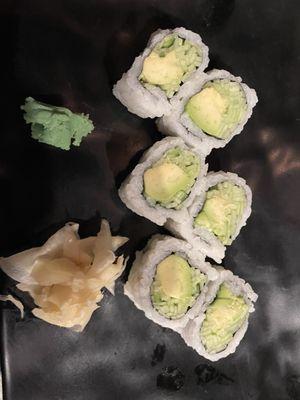 Avocado cucumber roll