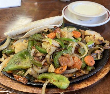 Veggie fajitas part 1