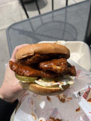 Nashville chicken sandwich