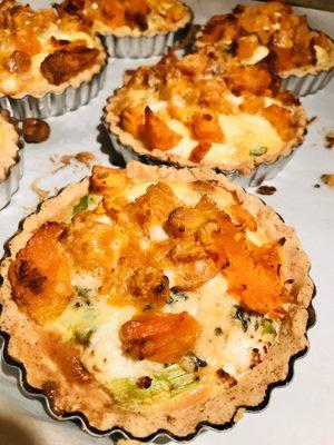 Butternut Squash Quiche