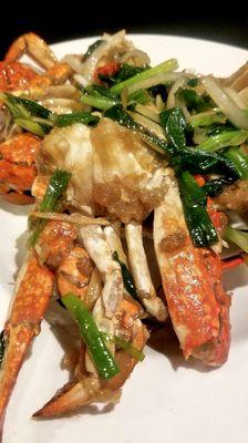 Ginger Onions Crab (Seasonal)