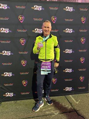 Completed the 2023 Rock-n-Roll 10k run in Las Vegas. What a fun run down Las Vegas Blvd. My overall place was 501 out of 5,608.