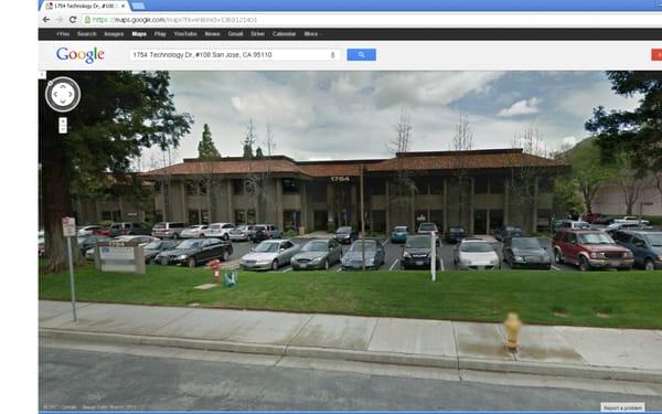 Front office taking from google street view