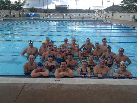 The group after a fun Nova practice called the Triple Crown.