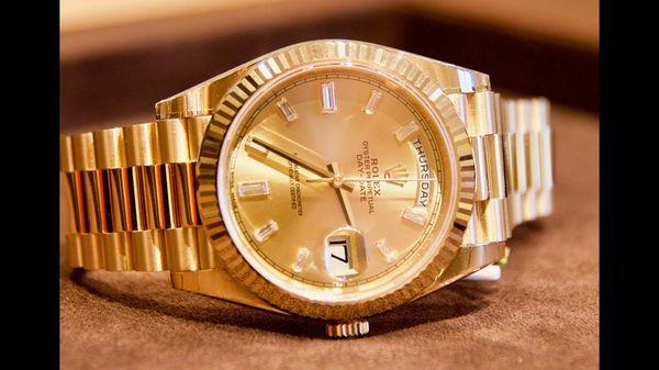 Gold Rolex Day-Date Presidential