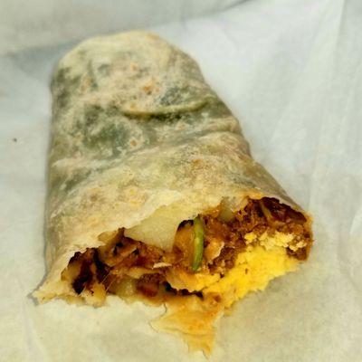 Locals Burrito with Chorizo added.