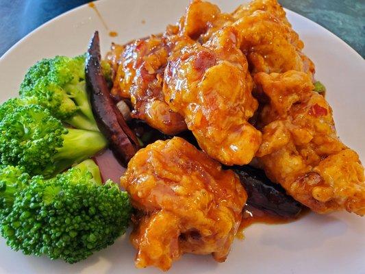 general tsos chicken lunch special portion