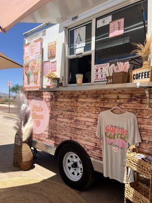 Cute truck with merch available as well