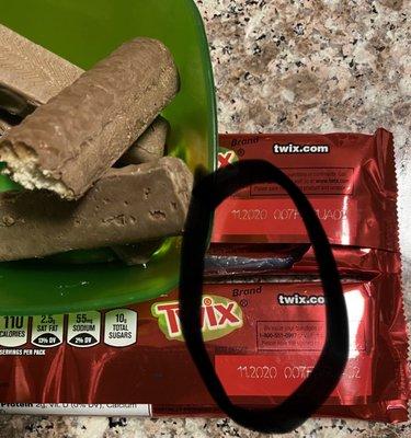 Candy bars purchased on 12/22/20 - expired in November