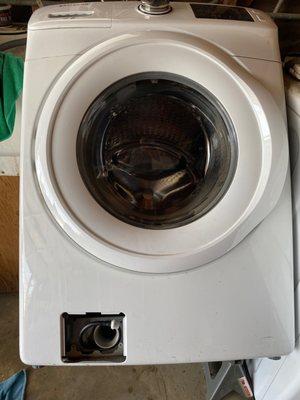 Front load washer front pic