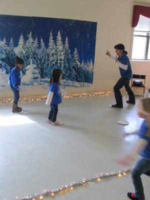 Indoor "ice rink"!