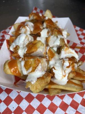 Buffalo chicken fries