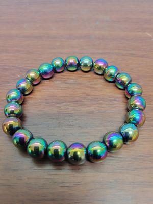 Gorgeous color changing Hematite Bracelet
10mm stretch