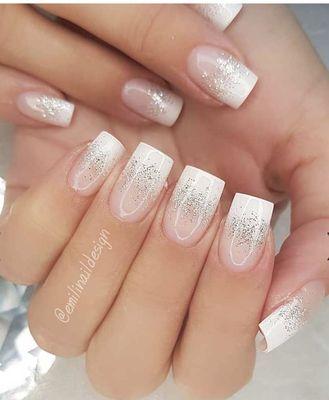 Flirty French nail