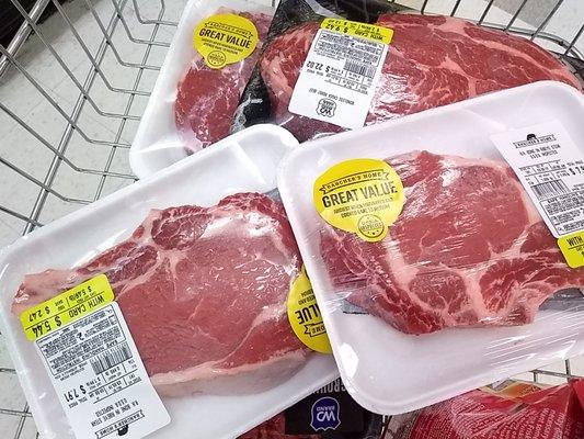 Ribeyes and all beef on sale today through the weekend!