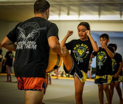 Kids Muay Thai- MWF @ 5:30-6:20pm, ages 5-12