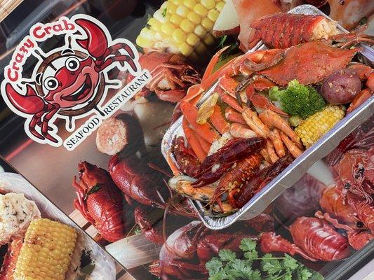 Hop on the SEE FOOD train this Labor Day Weekend with a tray of SEAFOOD at Crazy  Crab!! Find Us @ 5000 N Crescent Blvd in Pennsauken, NJ