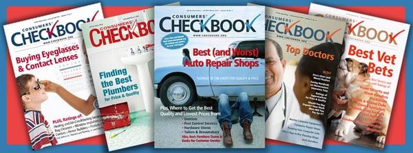 Consumers' CHECKBOOK Magazine, available online at www.checkbook.org.