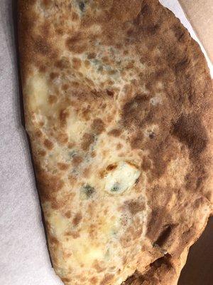 Spinach calzone