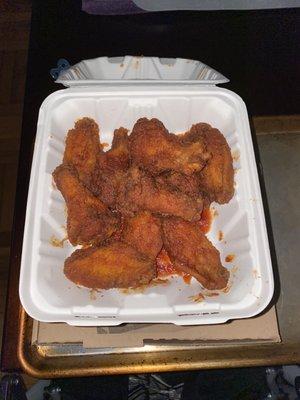 Jumbo BBQ Wings (Too Much Breading!)