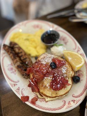 Lemon Ricotta Souffle Pancake