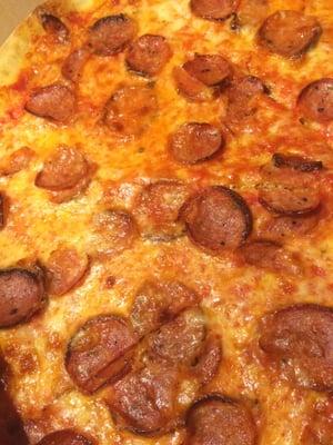 Sausage pizza