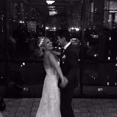 Our first dance,our city lights! :)