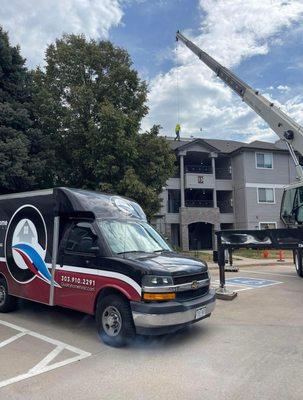 Rooftop Condensing Unit Installation in Aurora Colorado