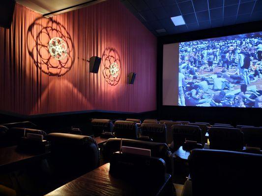 Inside a theater