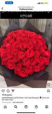 24 red roses