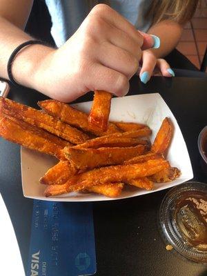 Best sweet potato fries in the valley