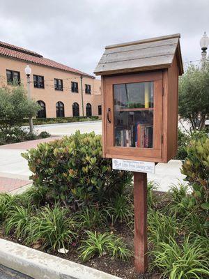 Their Little Library that they can place book or take