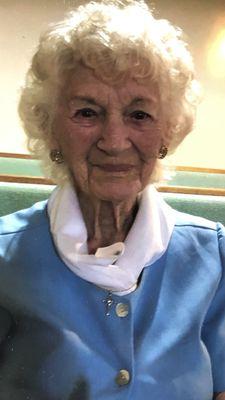 Margaritte Hulley,Suzy's Mom (100 yrs young)