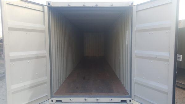 New 40ft container interior