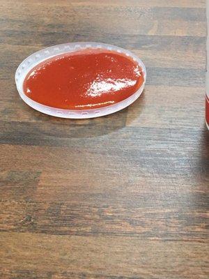 Solution for no condiments cups