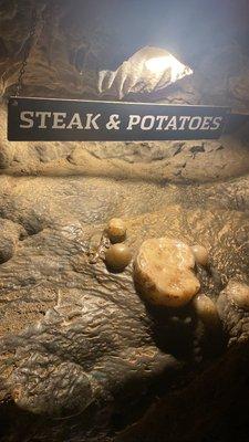 Steak and potatoes lol