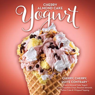 New for Spring 2017! Cherry Almond Cake Yogurt