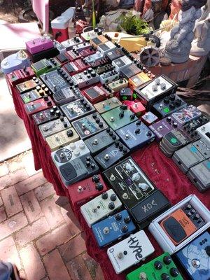 Pedals. Distortion, fuzz you name it they got it