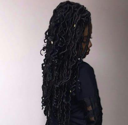 Goddess faux locs