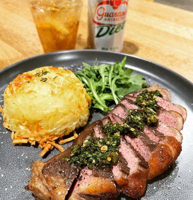 Picanha steak special with potato & cheese roesti