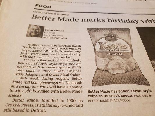 Better Made Potato Chips