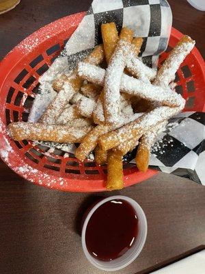 Iowa state fair funnel cake