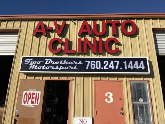 AV Auto Clinic DBA Two Brothers, highly recommended