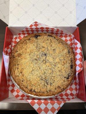 Blueberry Streusel Pie