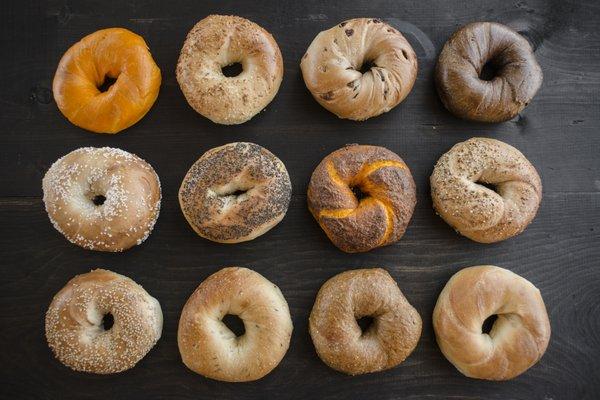 Authentic NY Hand-Rolled Bagels!