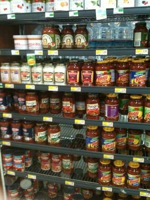 Tomato sauce selection