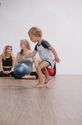 We offer childcare Tues-Friday am please see Mindbody for full class -childcare schedule