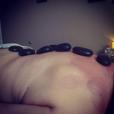 Hotstone massage $75