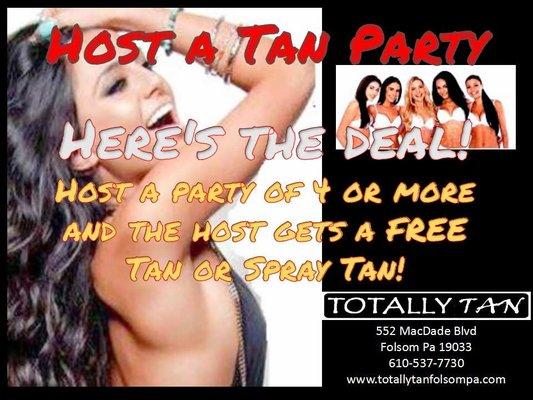 Spray Tan Party