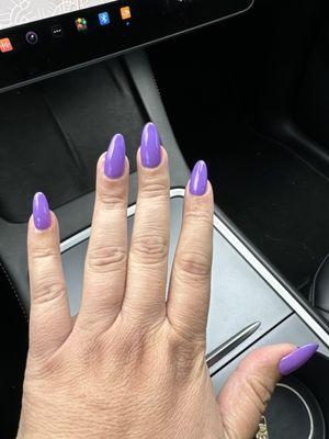 Fresh set of Gel-X nails.